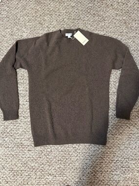 Sunspel Lambswool Crew Neck Sweater
